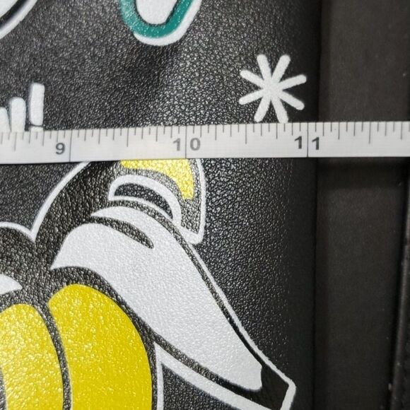 Black pouch-like Purse Bag Crossbody Colorful Fun Eyes - Picture 3 of 7